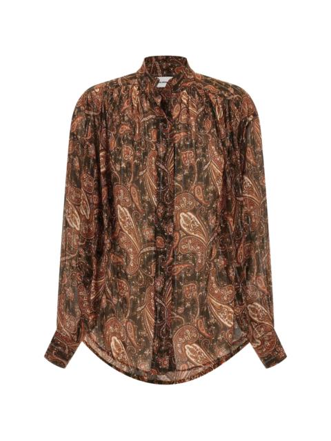 THE ANDAMANE The Andamane Rania Paisley-print Lam Shirt