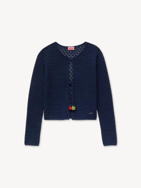 KENZO KENZO Apple Pop' crochet cardigan
