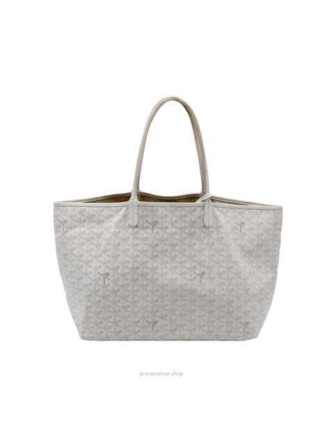 GOYARD AUTHENTIC St Louis 2023 GM Tote Reversible Bag & Necessaire  Pouch White