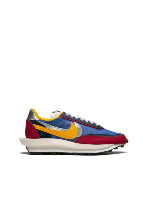 x sacai LDWaffle "Varsity Blue" sneakers