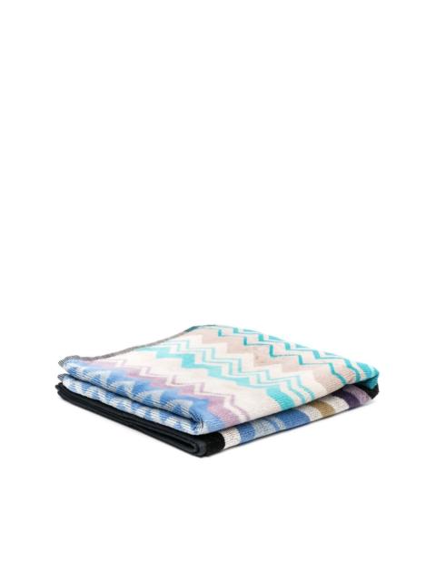 Giacomo zigzag bath towel