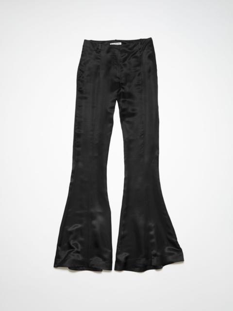 Satin trousers - Black