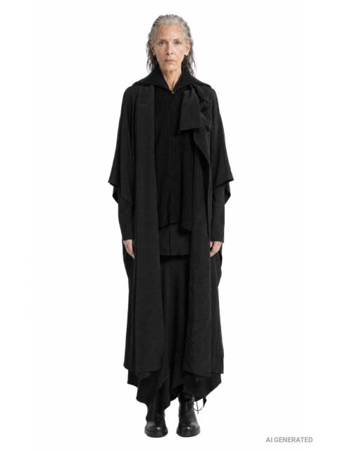 Yohji Yamamoto Knit Combi Kimono Coat
