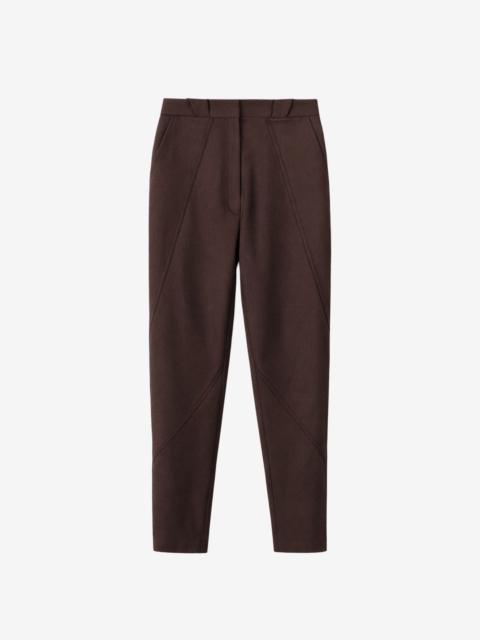 The Frankie Shop Dune Panelled Pants - Dark Brown