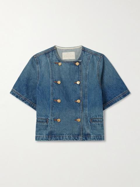 ULLA JOHNSON Serge Double-breasted Denim Jacket