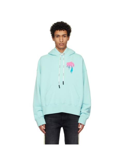 Palm Angels Blue 'I Love PA' Hoodie