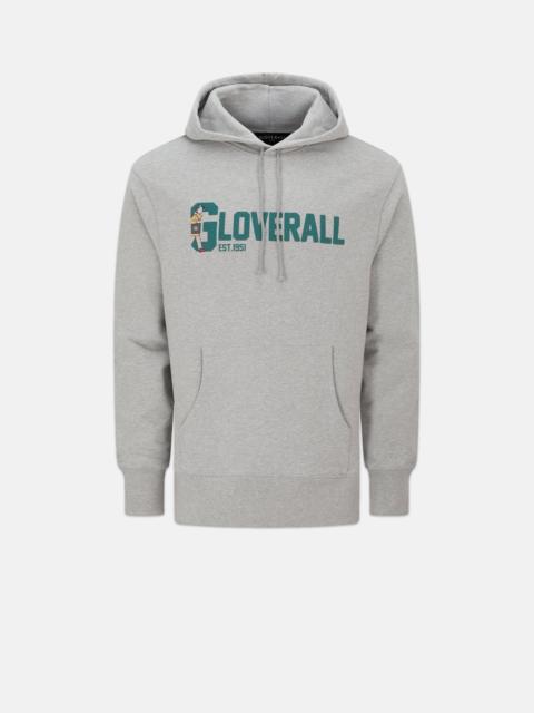 GLOVERALL Unisex Ivy Boys Anniversary Graphic Hoodie Grey