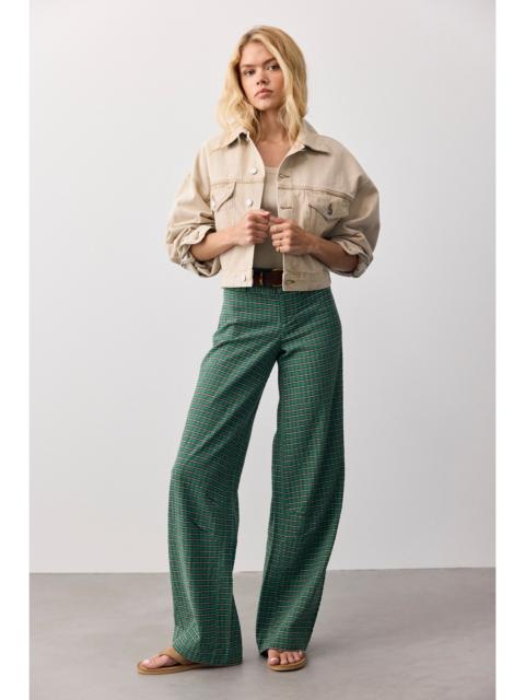 FREE PEOPLE Time Flies Low-Rise Clean Trousers