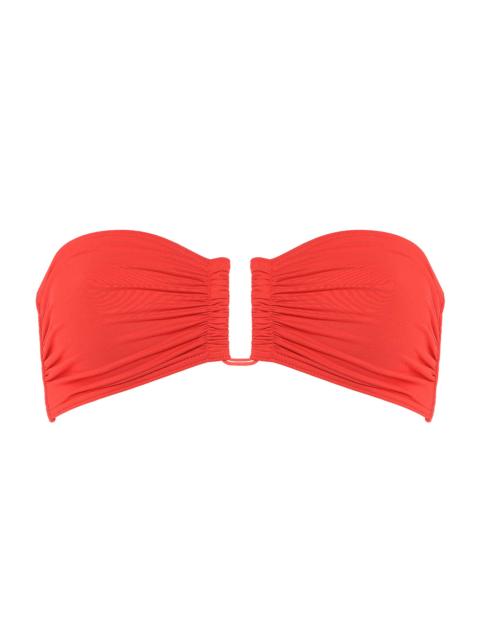 ERES Women's Show Bandeau Bikini Top - Ecarlate