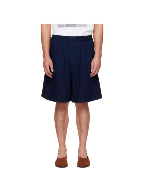 JACQUEMUS Navy 'The de-Nîmes Venice' Denim Shorts