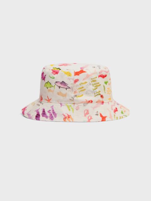 Vilebrequin LINEN BUCKET HAT PESCADOR - VBQ X FABRICE HYBER