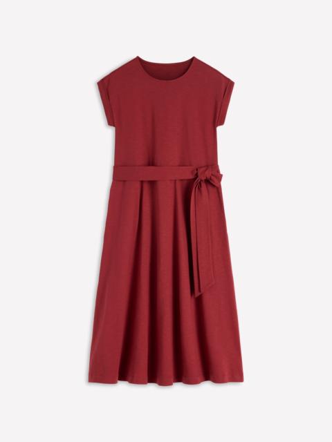 BODEN Eve Jersey Midi Dress-Rich Chestnut