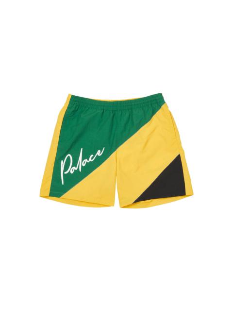 PALACE SAIL SHORTS GREEN / YELLOW / BLACK