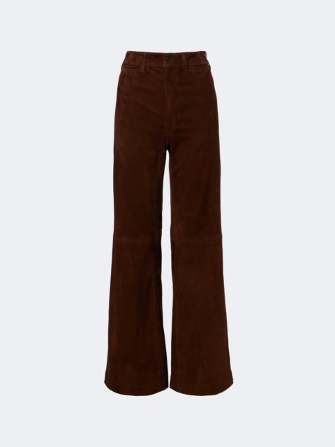 Polo Ralph Lauren Beaton suede flared pants