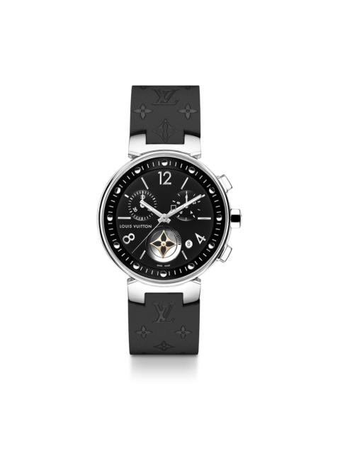 Louis Vuitton Tambour Moon Star Black Chrono 35