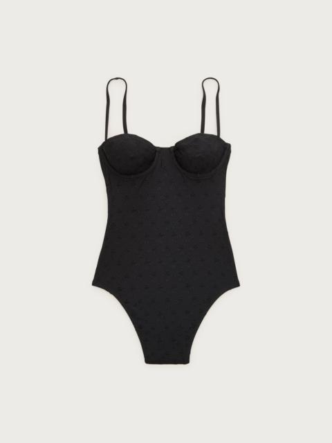 J.CREW Balconette eyelet underwire one-piece