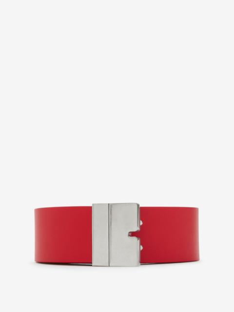 Burberry Reversible Leather B Cut Belt