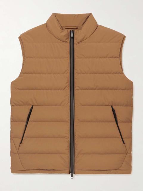 ZEGNA Stratos Quilted Shell Down Gilet | REVERSIBLE