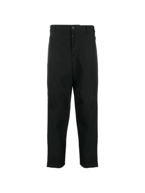 cropped wool tailored trousers