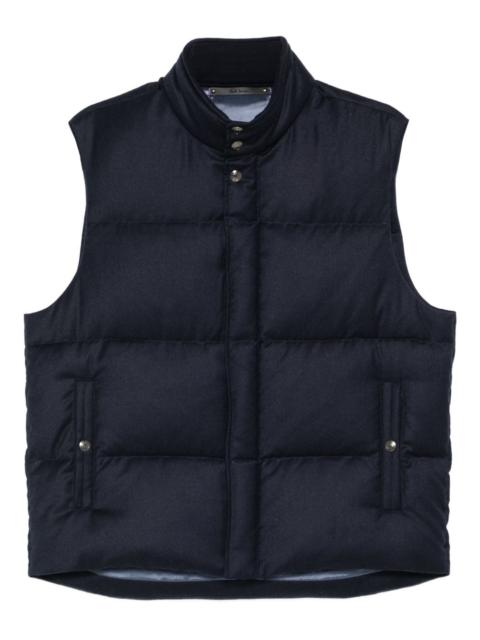 Paul Smith press-stud quilted gilet