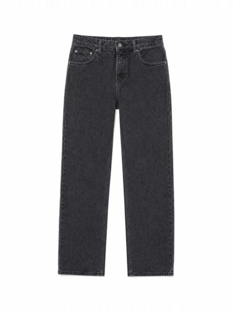 The Kooples BLACK STRAIGHT-LEG JEANS