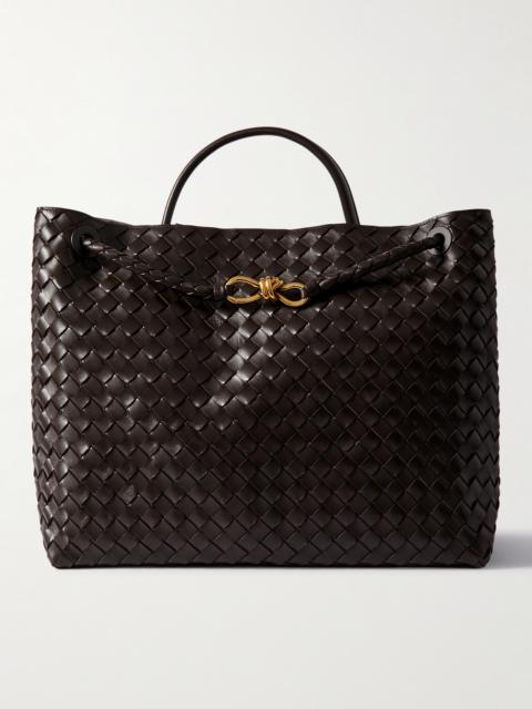 Bottega Veneta Andiamo Large Intrecciato Leather Tote Bag