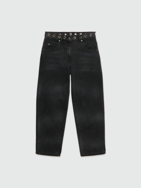 MSGM Denim pants with studs