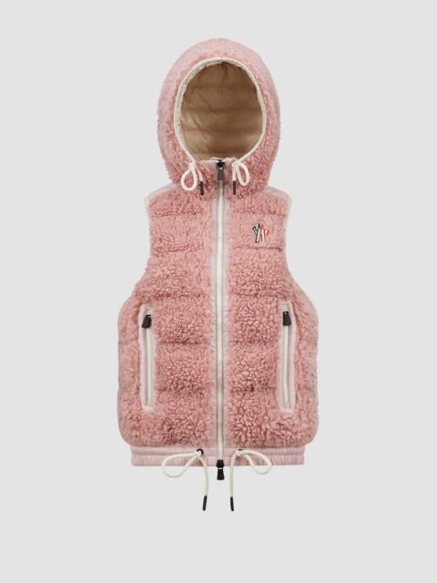 Moncler Grenoble Padded Teddy Zip-Up Vest