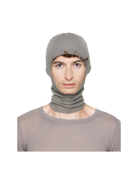 Rick Owens Taupe Tower Skull Balaclava