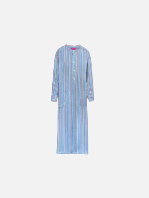 The Elder Statesman STRIPE JACQUARD KAFTAN