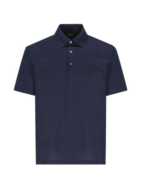 ZEGNA short-sleeve piqué polo shirt