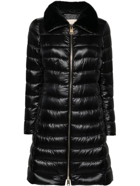 Herno faux-fur collar puffer coat