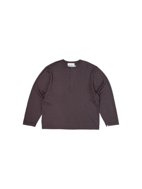extreme cashmere Nº 407 long-sleeve henley top