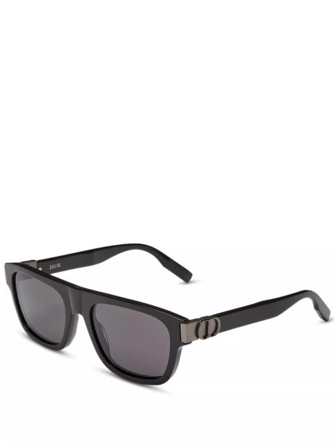 Dior Flat Top Square Sunglasses, 55mm