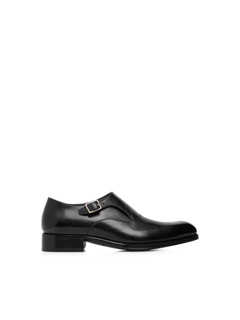 LEATHER EDGAR SINGLE MONK STRAP