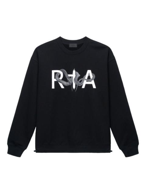 RTA Jaylen snake-print sweatshirt