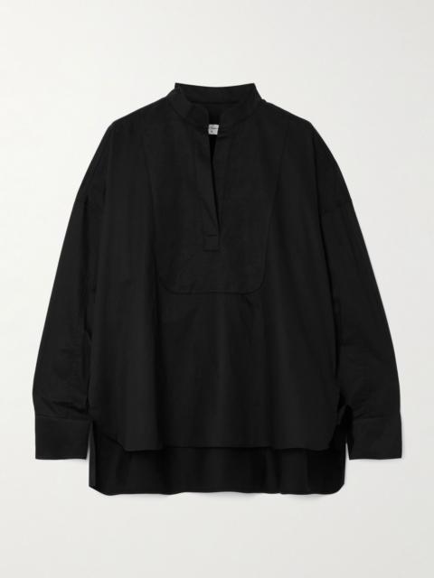 ABADIA Cotton-poplin shirt Black