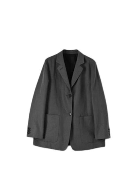 MARGARET HOWELL single-breasted linen blazer