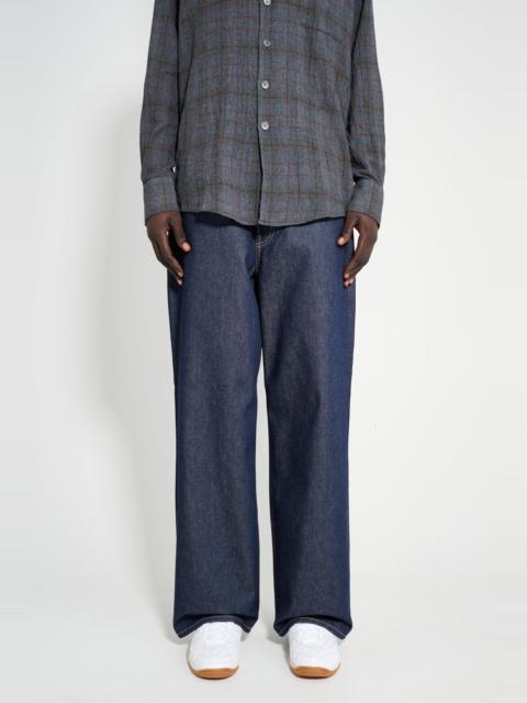 ACNE STUDIOS 1981M BAGGY FIT FN NEW RW INDIGO BLUE