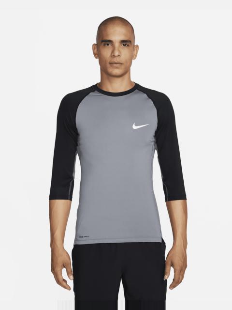 Nike Men's Dri-FIT 3/4-Length Sleeve Baseball Top