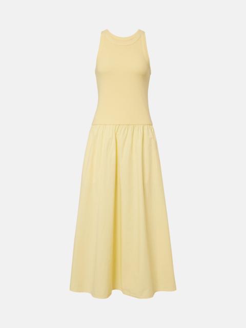 velvet Romilly cotton-blend midi dress