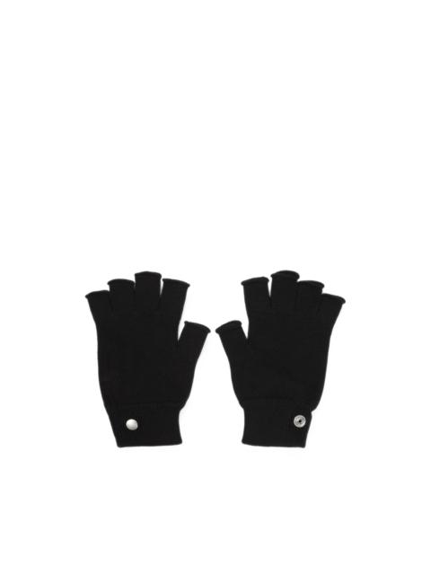 Rick Owens knitted fingerless gloves