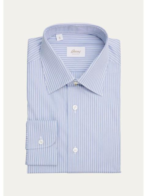 Brioni Men's Striped Cotton Dress Shirt
