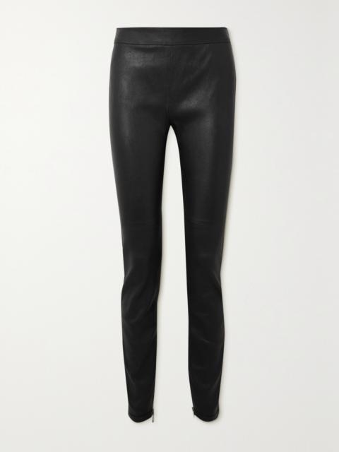 Givenchy Overlock Leather Leggings