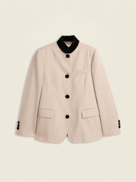 SLOWEAR Regular fit wool cavalry-twill jacket
