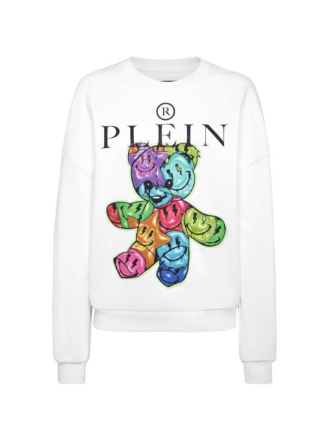 PHILIPP PLEIN logo-print cotton sweatshirt