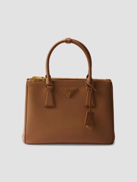Prada Women's Medium Galleria Saffiano Leather Top Handle Bag - Cognac
