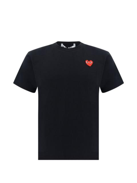 Comme des Garçons PLAY heart-appliqué T-shirt