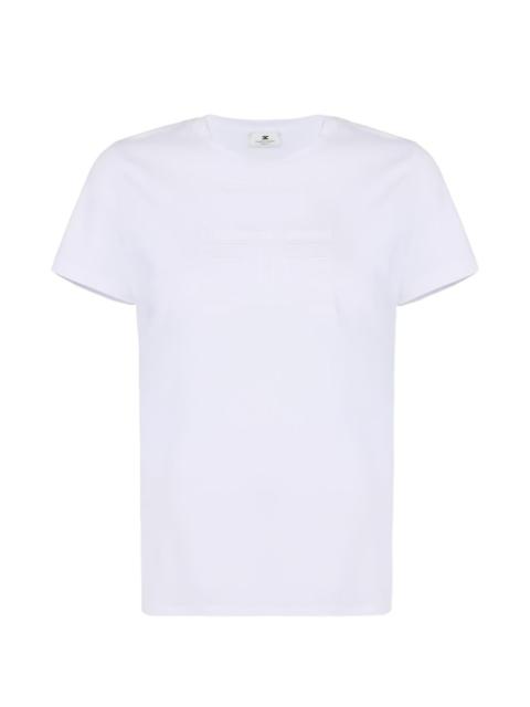 ELISABETTA FRANCHI embroidered-logo T-shirt