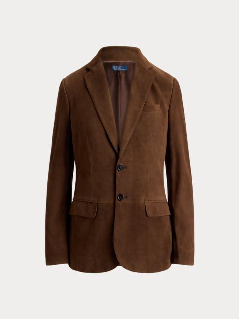 Polo Ralph Lauren Single-Breasted Suede Blazer